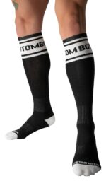 chaussettes hautes identity bottom noires
