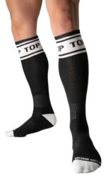 chaussettes hautes identity top noires