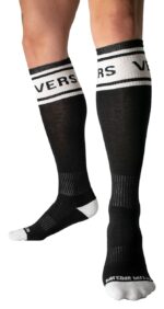 chaussettes hautes identity vers noires