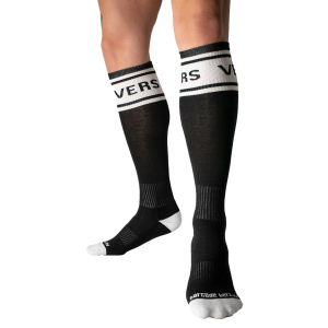 chaussettes hautes identity vers noires