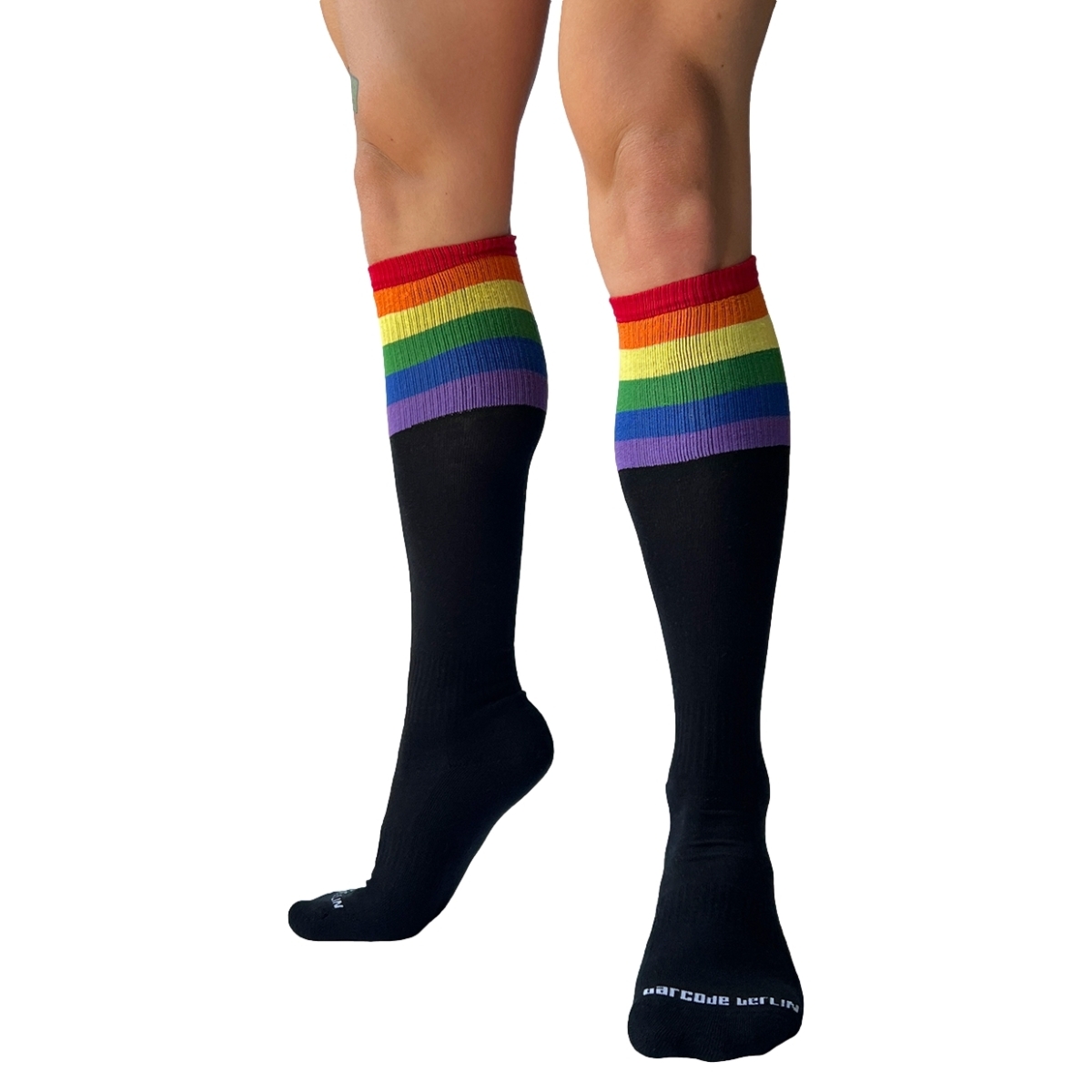 chaussettes hautes pride football noires