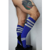 chaussettes hautes retro remix bleues 3