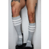 chaussettes hautes retro remix grises 4