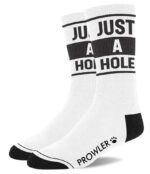 chaussettes just a hole blanches