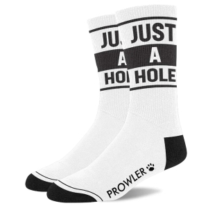 chaussettes just a hole blanches
