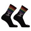 chaussettes love is love gym socks noires