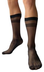 chaussettes lycra milan noires