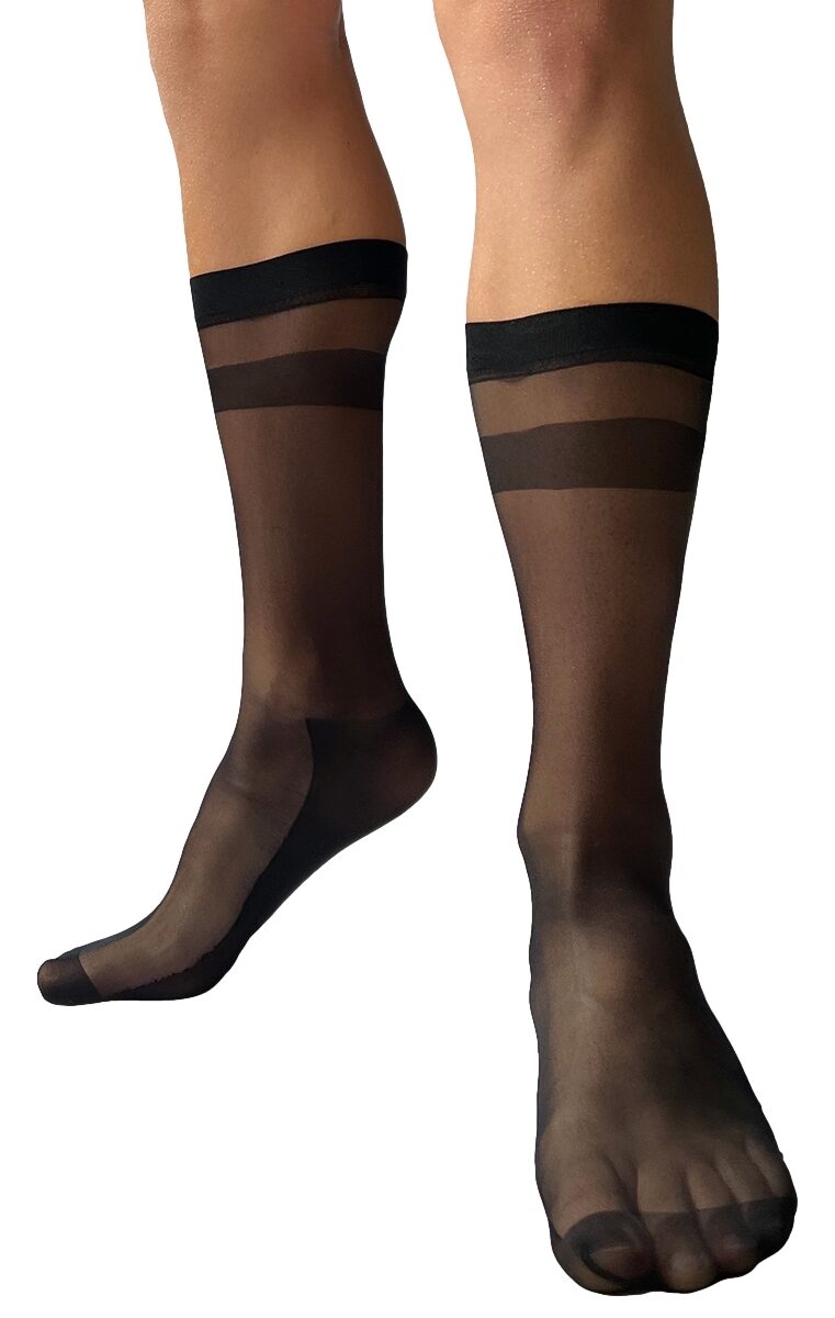 chaussettes lycra milan noires