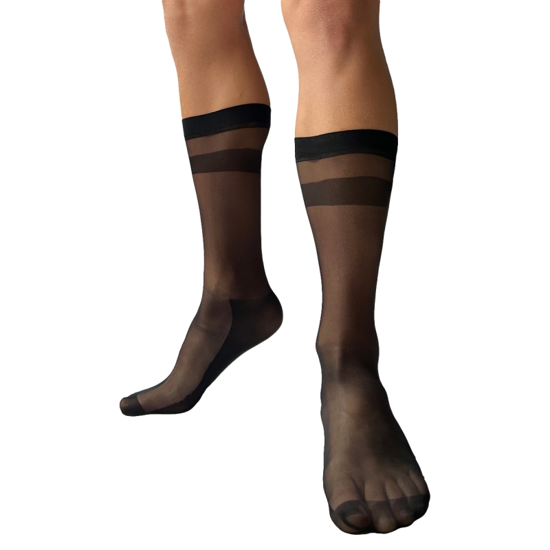 chaussettes lycra milan noires