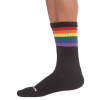 chaussettes noires pride gym rainbow 1