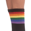 chaussettes noires pride gym rainbow 2