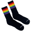 chaussettes noires pride gym rainbow 3
