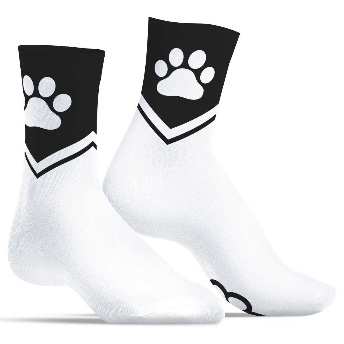 chaussettes paw kinky puppy blanches