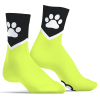 chaussettes paw kinky puppy jaunes