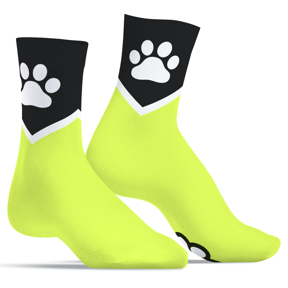 chaussettes paw kinky puppy jaunes