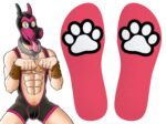 chaussettes paw kinky puppy roses 2
