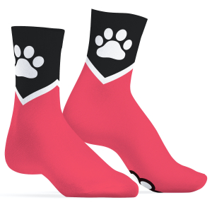 chaussettes paw kinky puppy roses