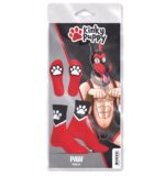 chaussettes paw kinky puppy rouges 3