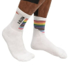chaussettes pride blanches