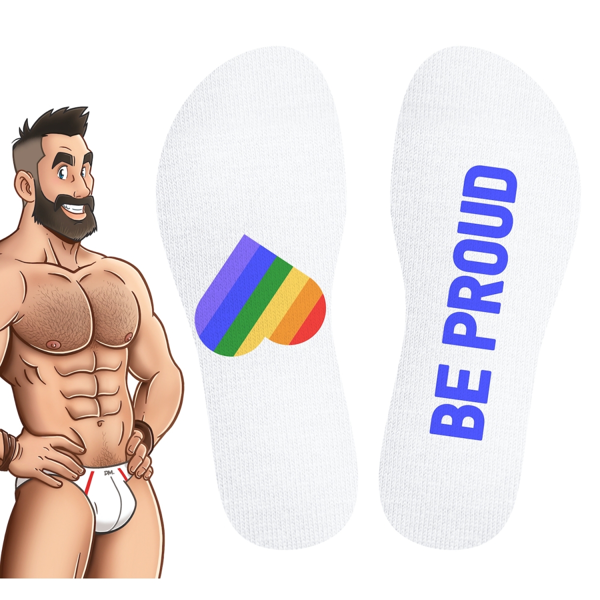 chaussettes rainbow be proud sneakxx 2