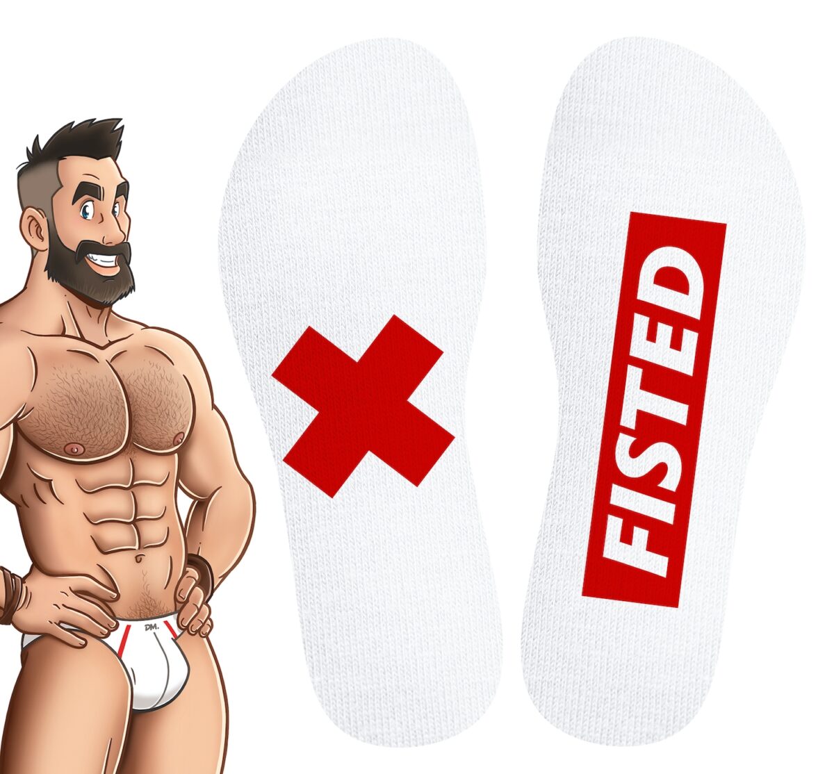 chaussettes stripe fisted sneakxx 2