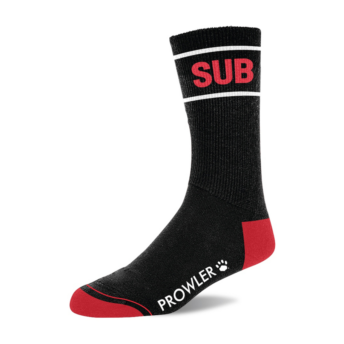 chaussettes sub noir rouge 1