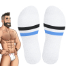 chaussettes suck university sneakxx blanc bleu 2