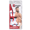 chaussettes suck university sneakxx blanc bleu 3