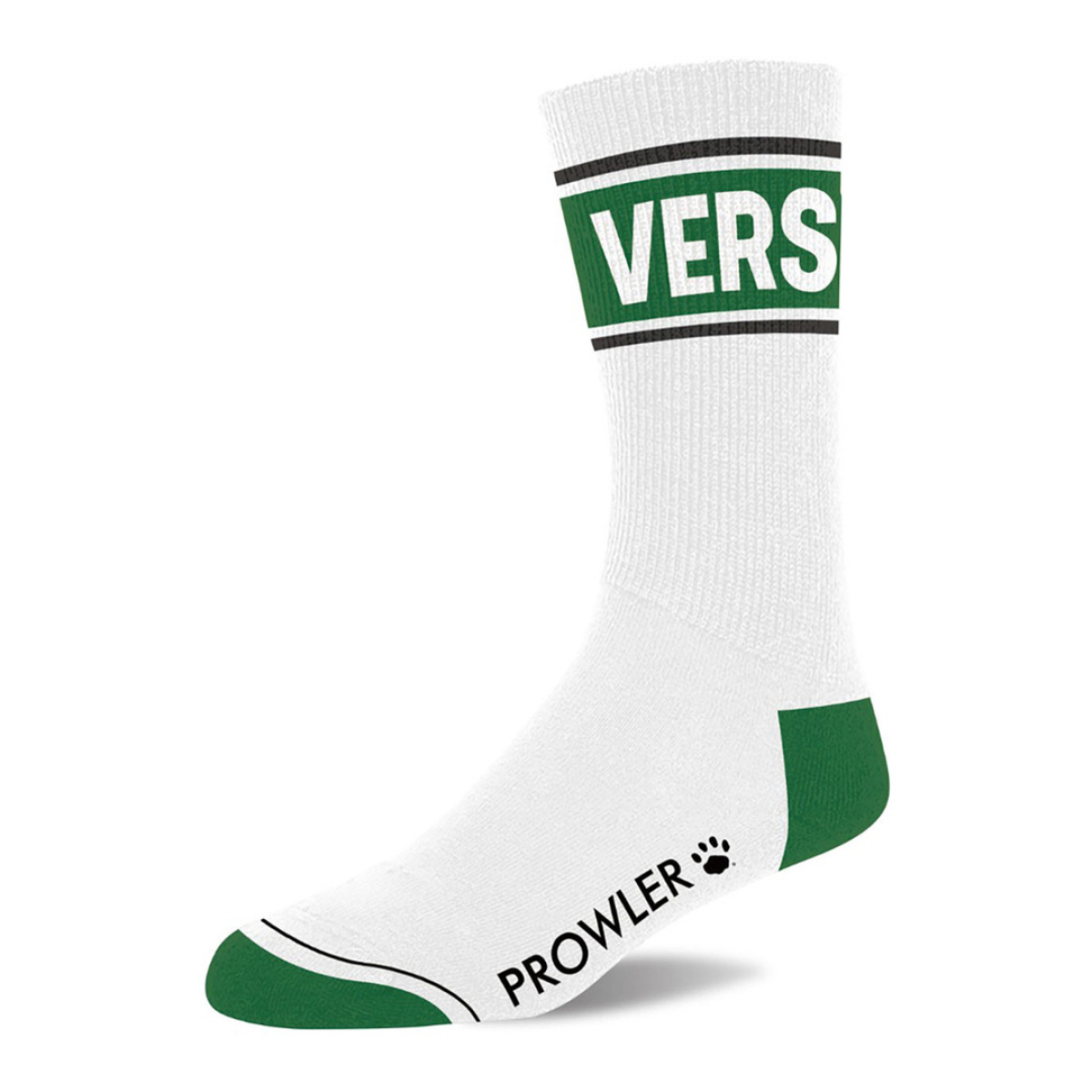 chaussettes vers blanc vert 1