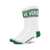 chaussettes vers blanc vert
