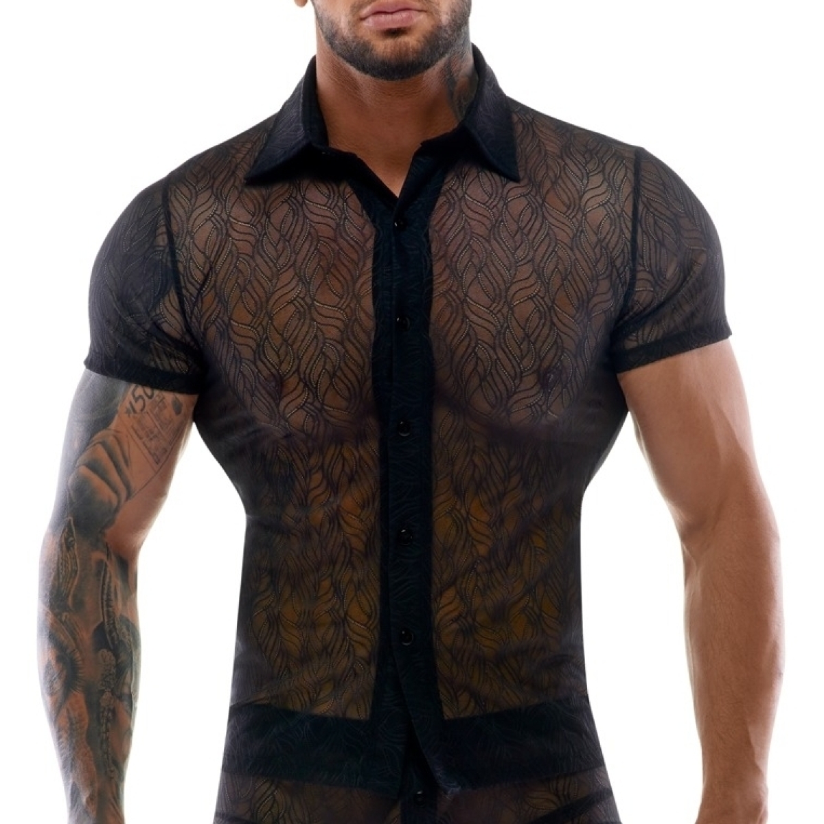 chemise en dentelle svenia noire