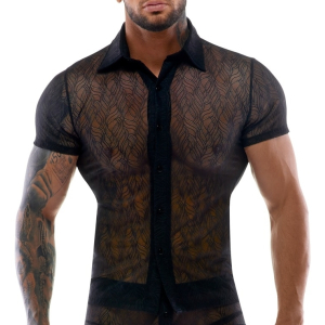chemise en dentelle svenia noire