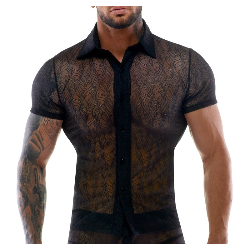 chemise en dentelle svenia noire