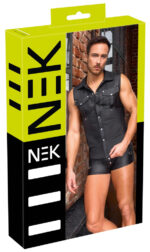 chemise sans manches lessio noire 1