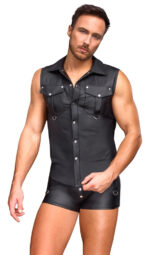 chemise sans manches lessio noire 2