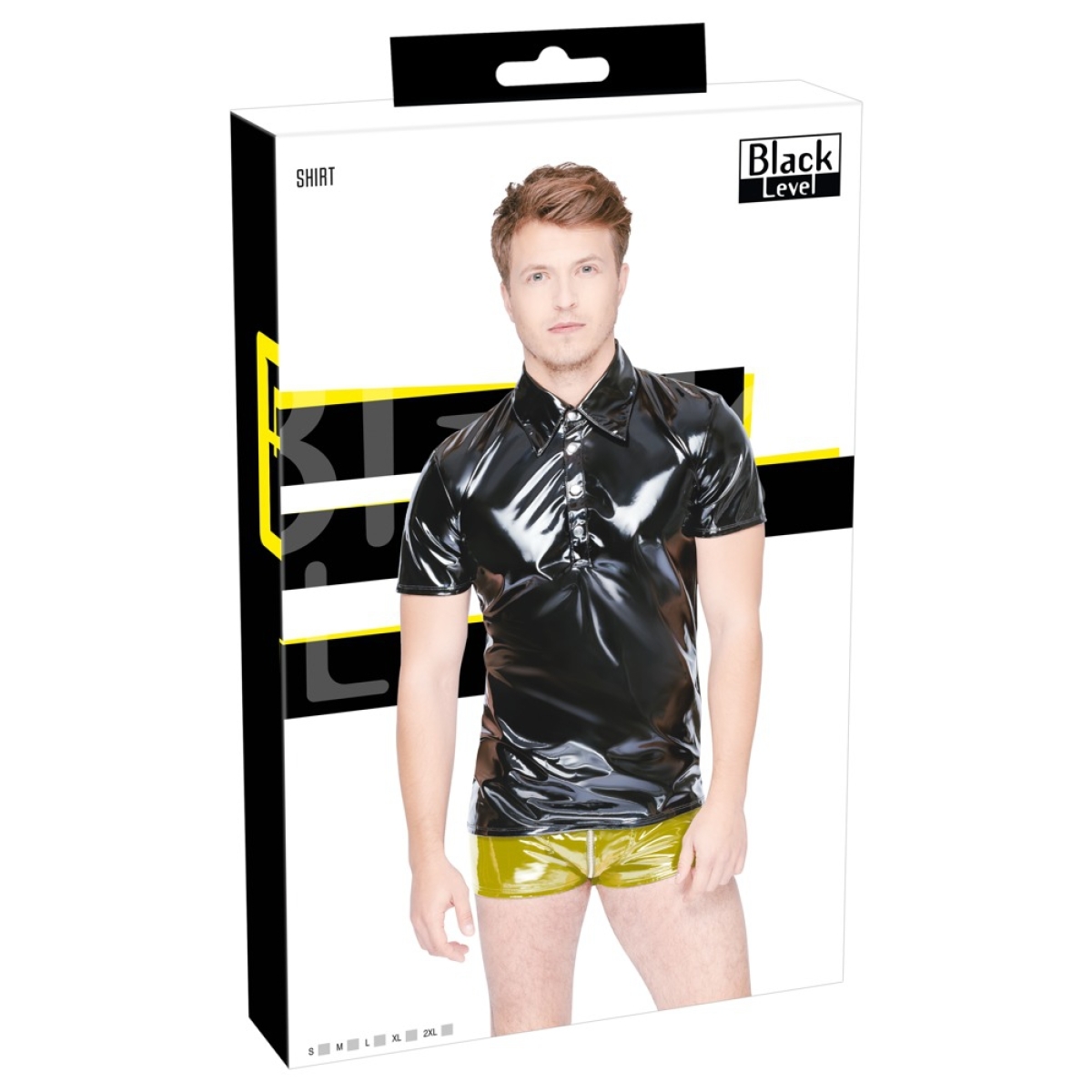 chemise vinyl polo noire 4