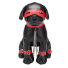 chien en simili captain chains 24cm noir 2