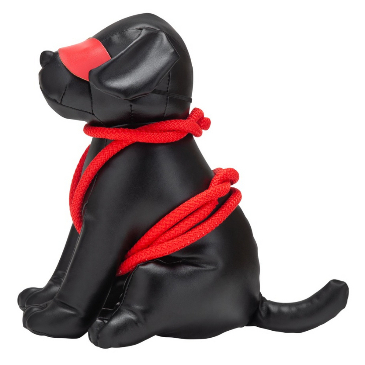 chien en simili rover 24cm noir 3