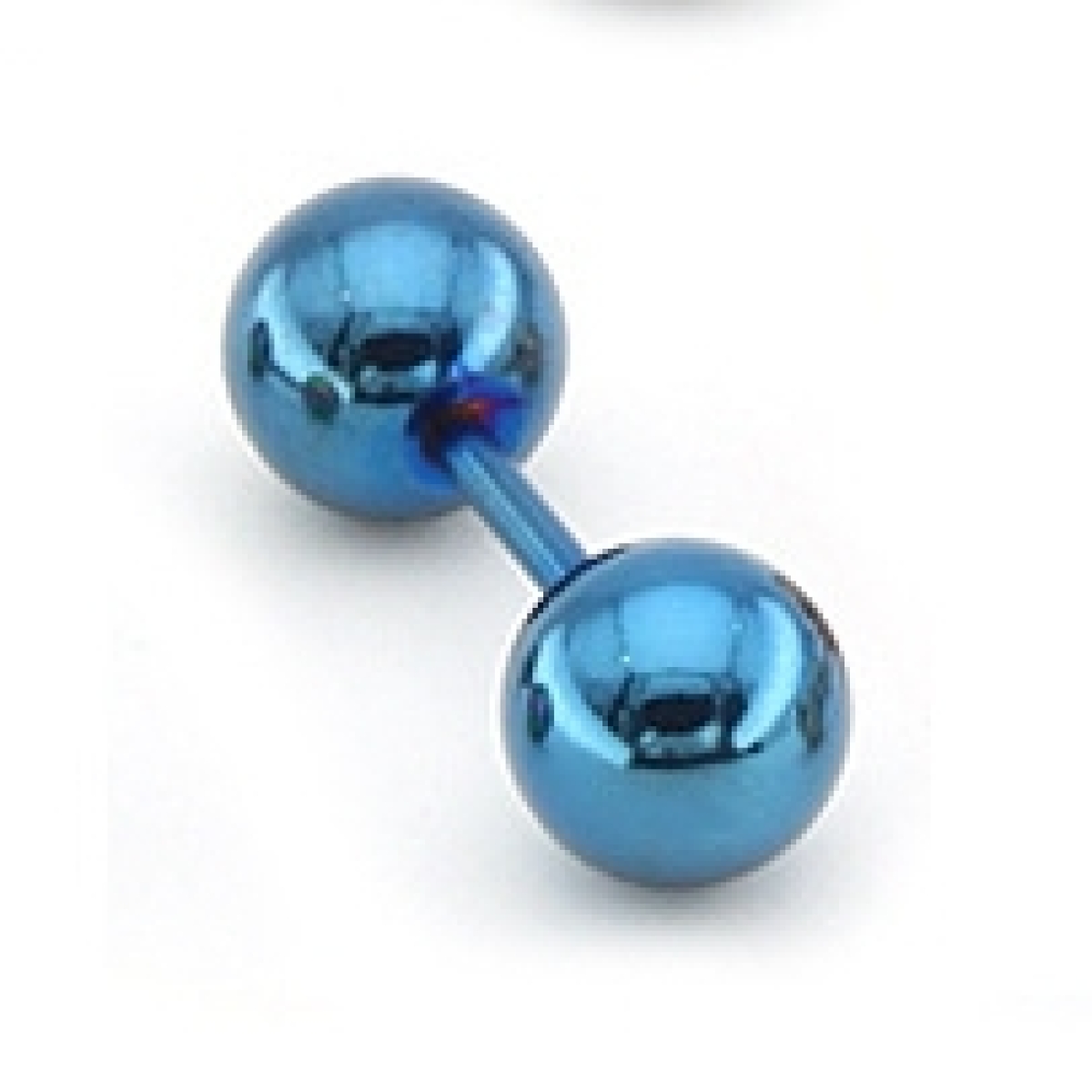 clou d oreille ball duo bleu