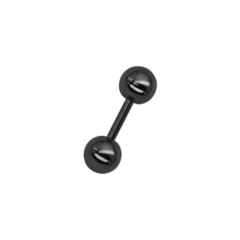 clou d oreille ball duo noir 1