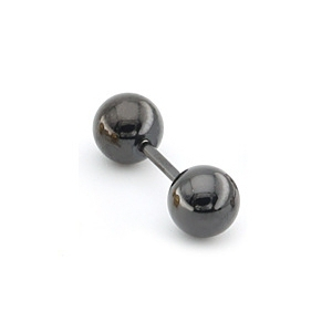 clou d oreille ball duo noir