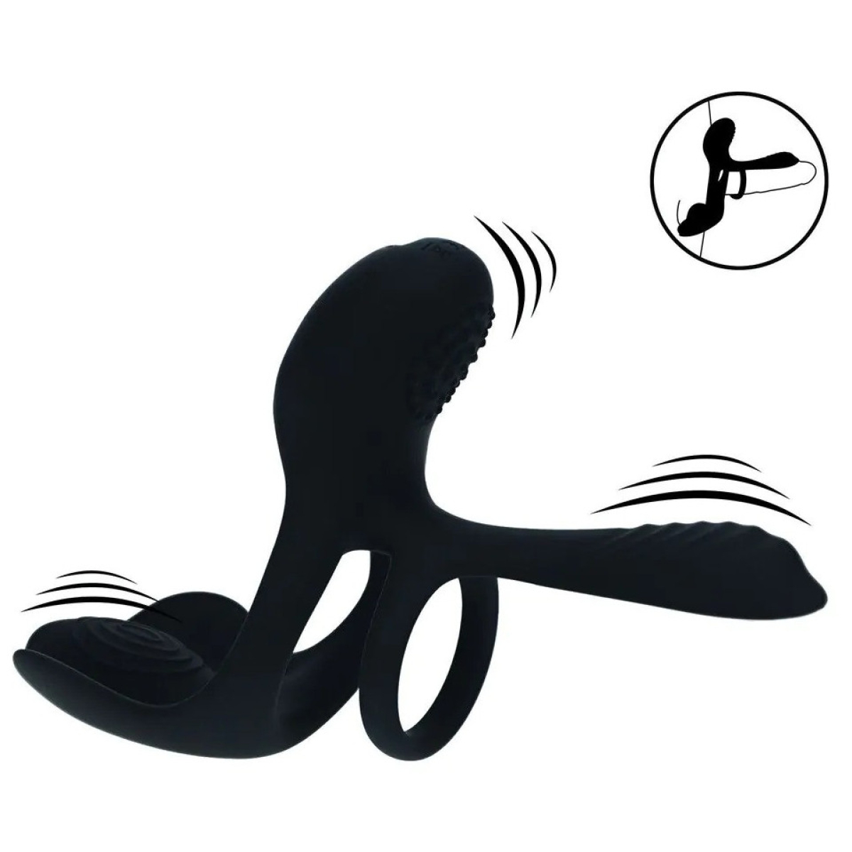 cockring avec etui vibrant vibracock 10 vibrations