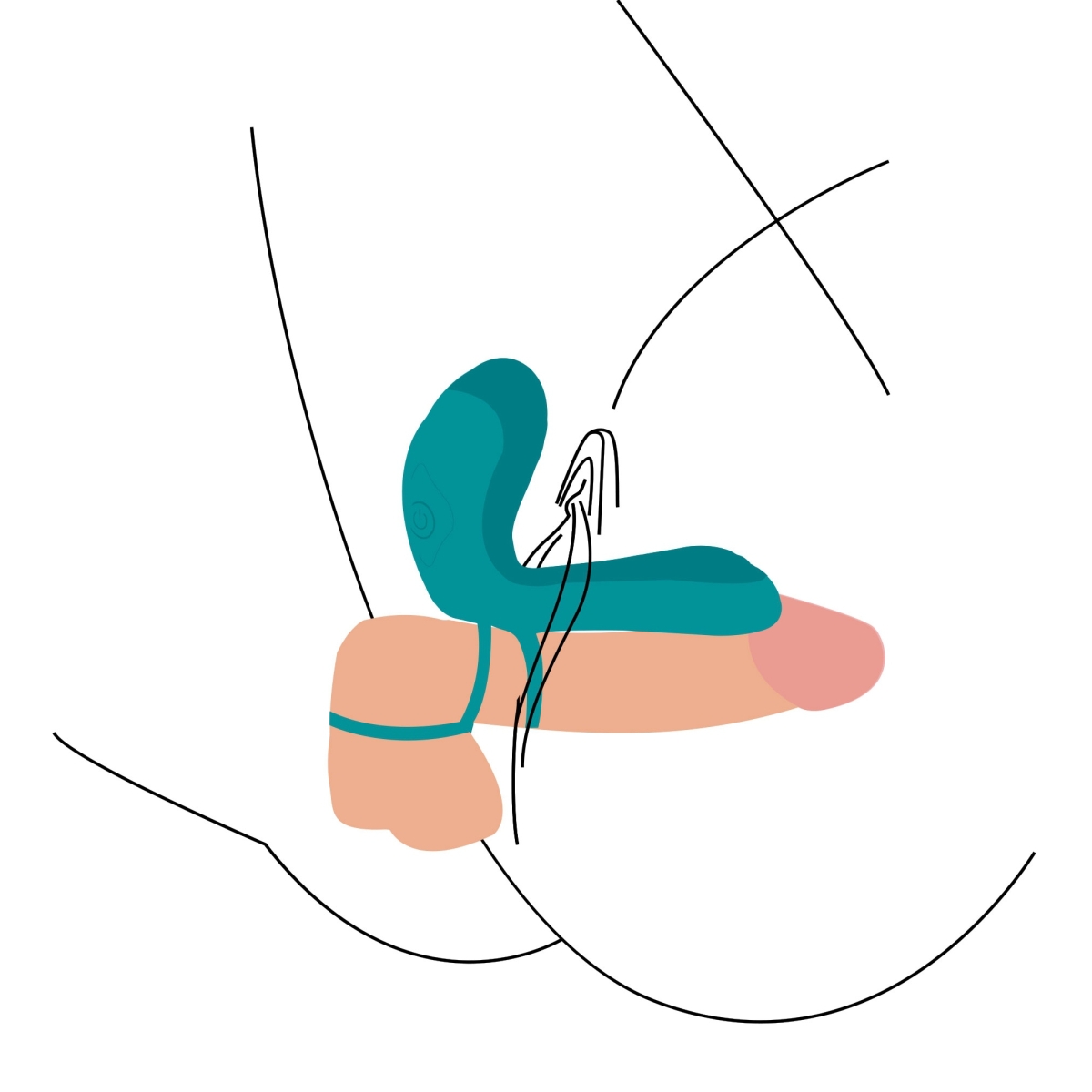 cockring avec etui vibrant vibrator green 10 x 28cm 4