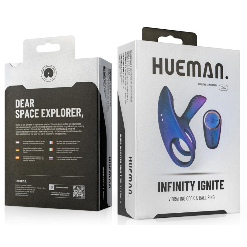 cockring embout penien infinity ignite hueman diametre 38mm 1