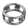 cockring en metal avec pics spikes steel