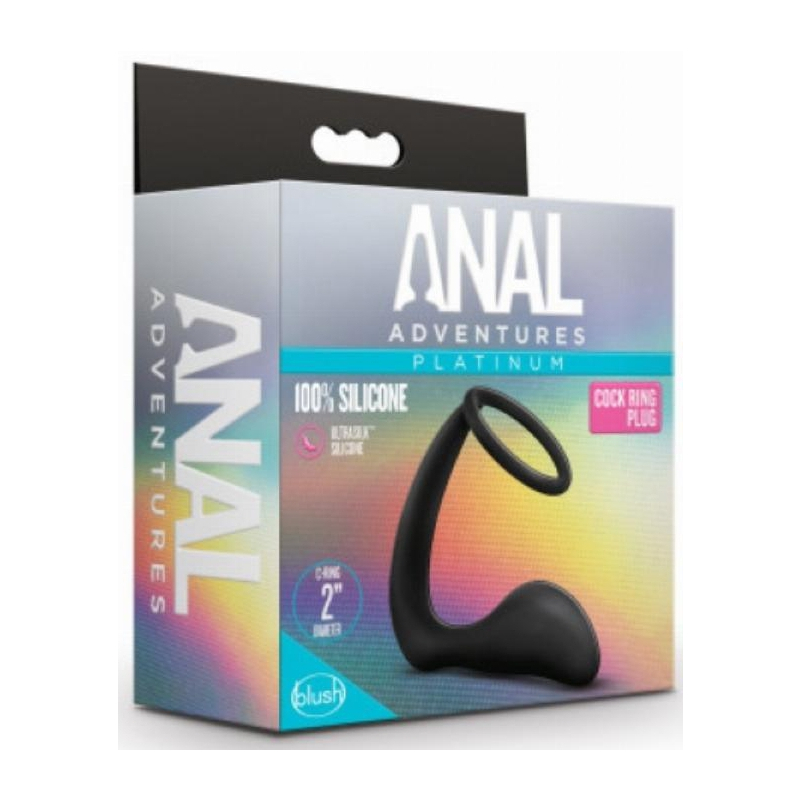 cockring et plug anal adventures ring plus 8 x 3cm 1