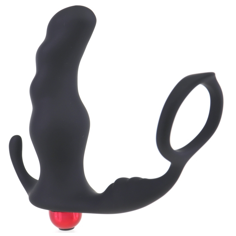cockring et plug vibrant knight 10 x 35cm 3
