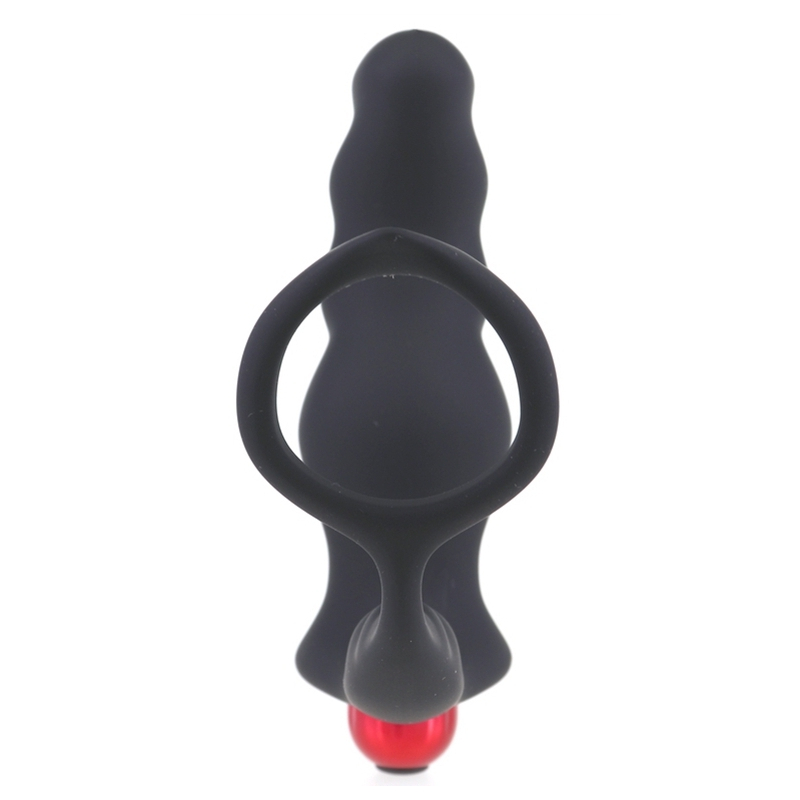 cockring et plug vibrant knight 10 x 35cm 7