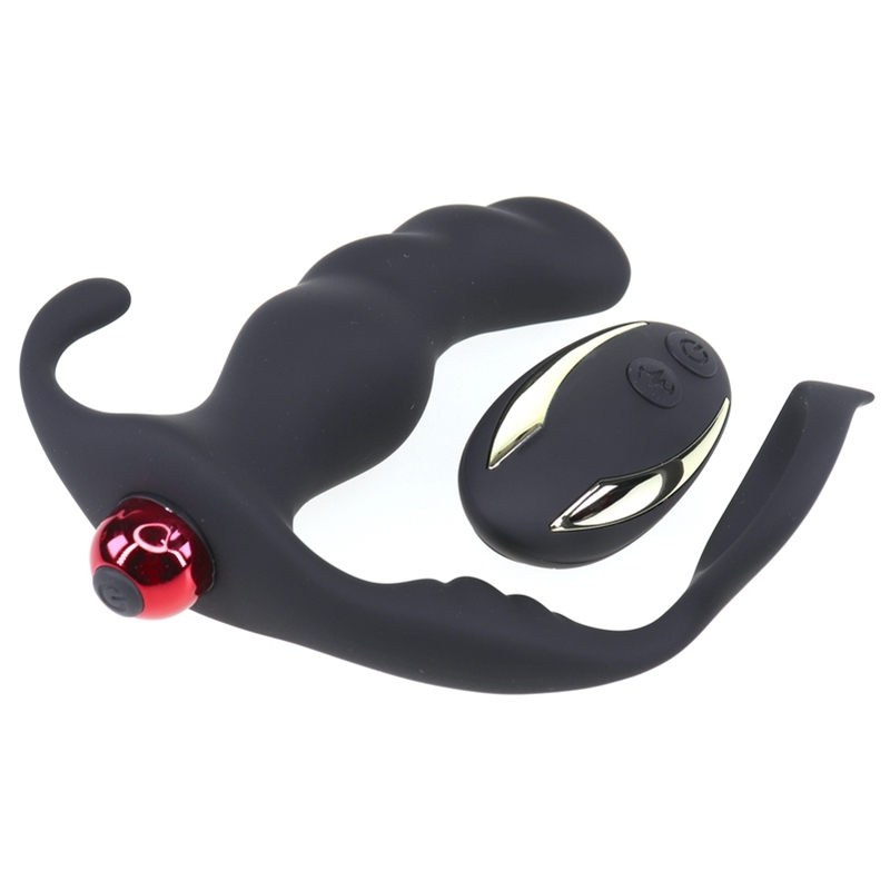 cockring et plug vibrant knight 10 x 35cm 8