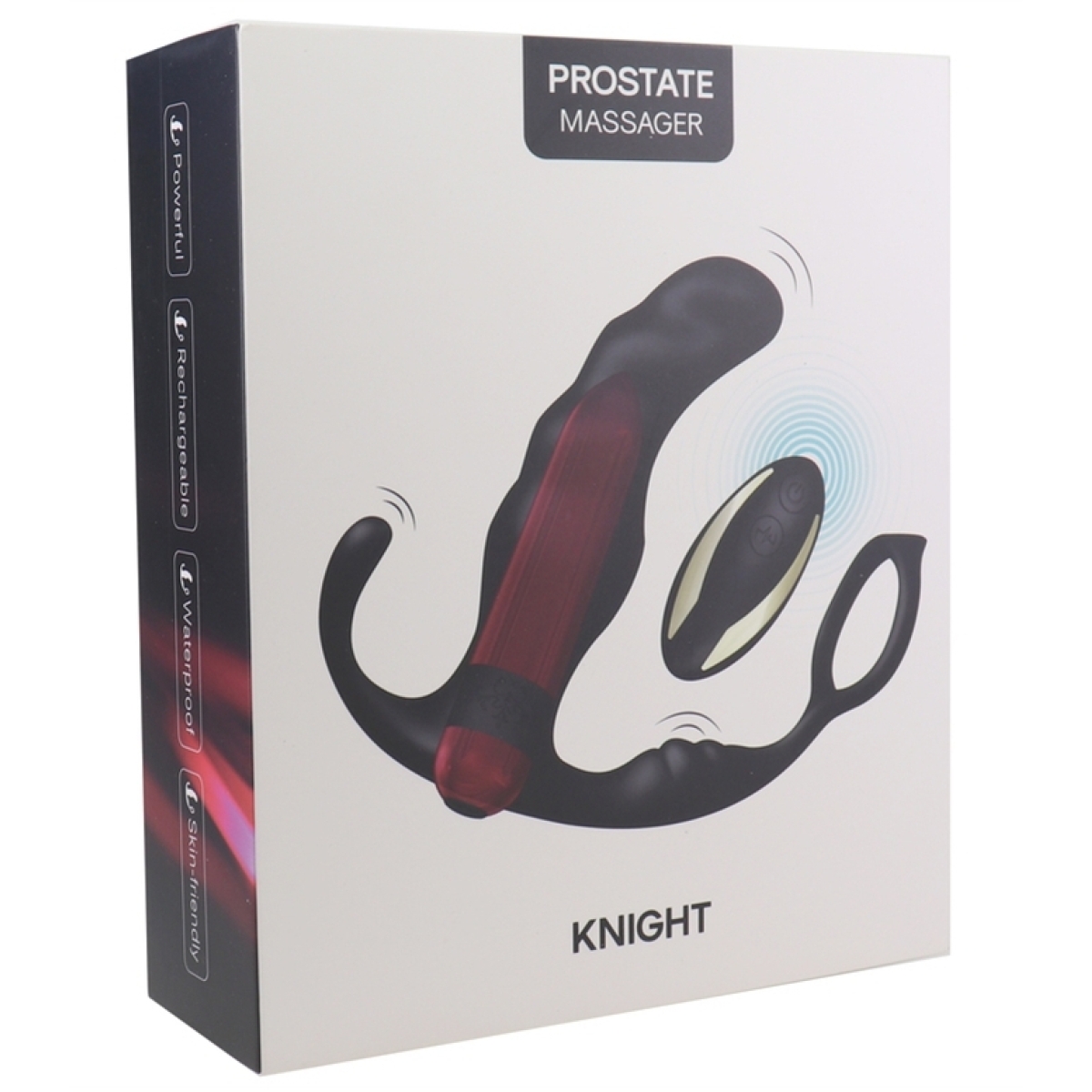 cockring et plug vibrant knight 10 x 35cm 9